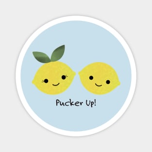 Funny Lemons Pucker Up Magnet